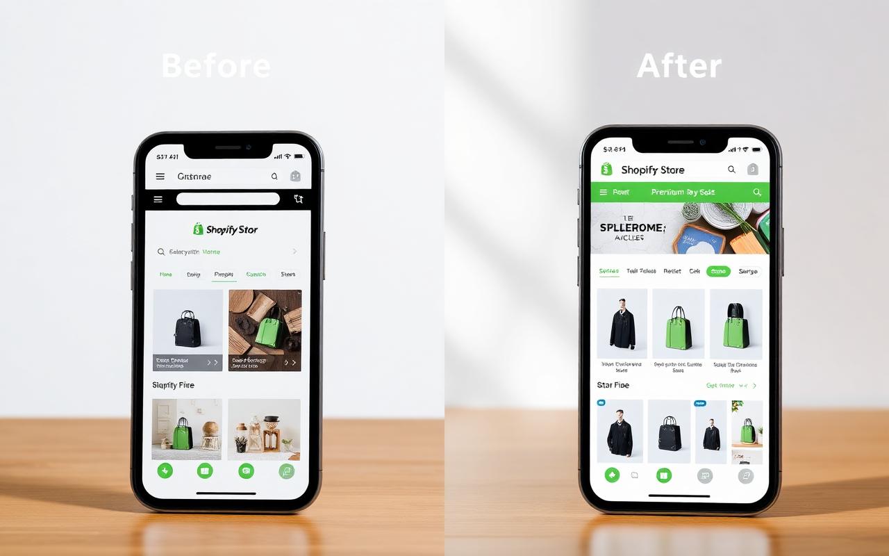 Before & after redesign